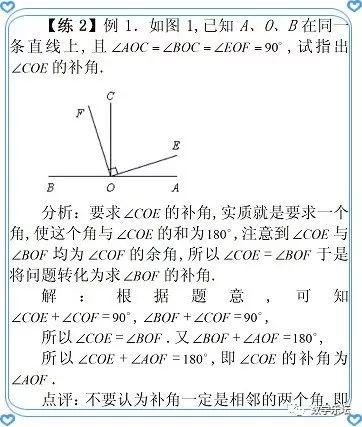 七上第6章平面图形的认识（一）教材详解｜6.3余角、补角、对顶角