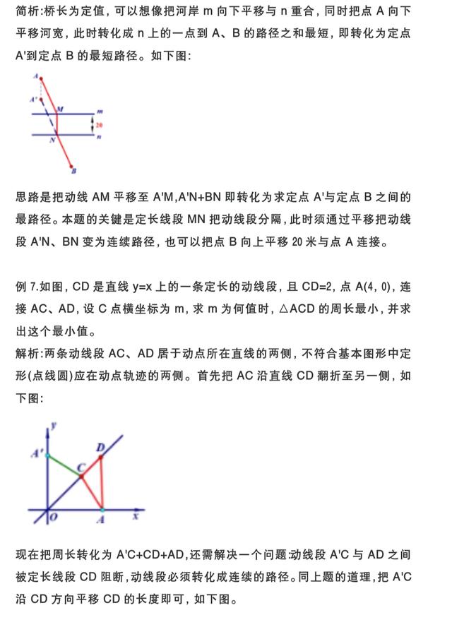 中考数学最全最值问题，吃透这份资料，最值问题不再是难点