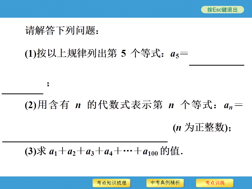 中考复习备战策略 专题二 规律探索型问题