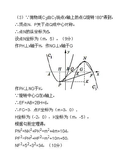 中考数学压轴题模型分析及解题策略（精编版）