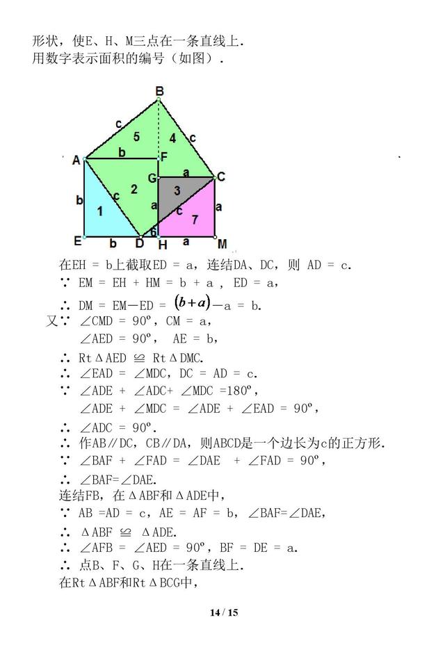 勾股定理证明的16种方法