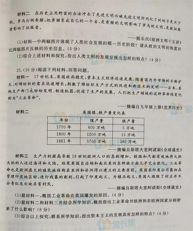 2019年郑州初三一模语文、历史、物理和化学试卷及答案！