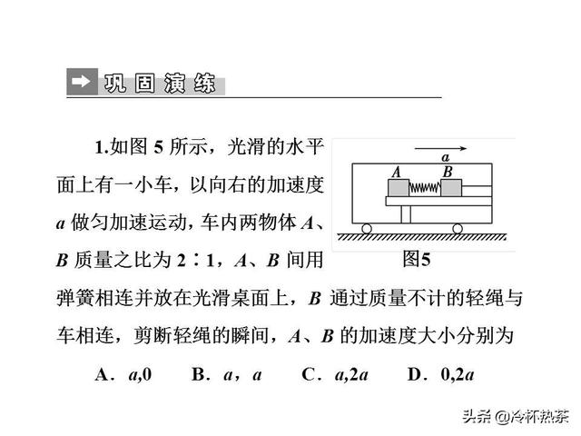 2019年高考物理热点一 力与物体的运动