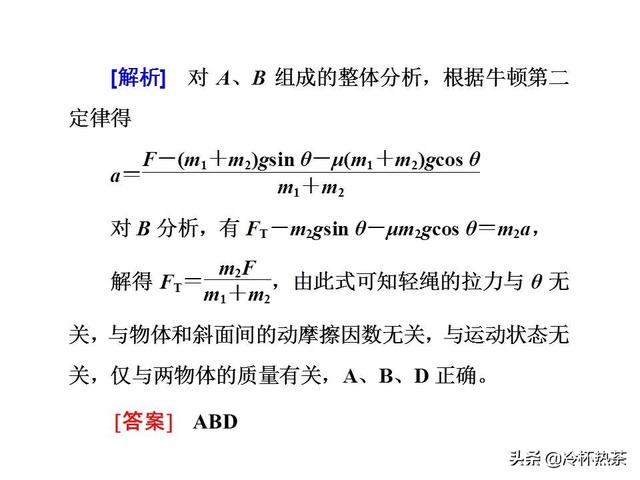 2019年高考物理热点一 力与物体的运动