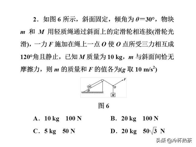 2019年高考物理热点一 力与物体的运动