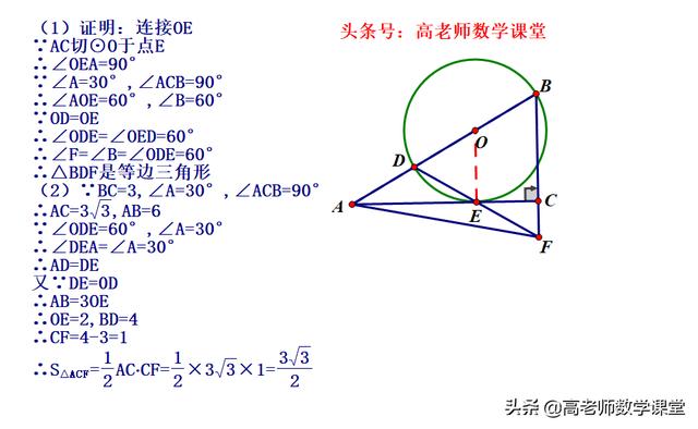 齐齐哈尔中考数学第20题圆的证明题（好东西不容错过）