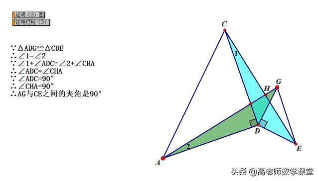 等腰三角形手拉手模型