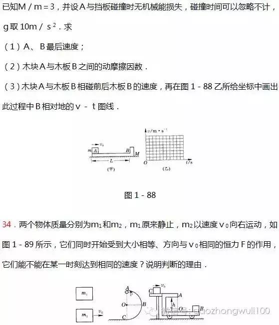 高中物理力学经典49道练习题，速速拿去刷，不谢！