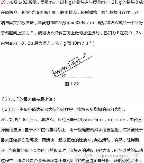 高中物理力学经典49道练习题，速速拿去刷，不谢！