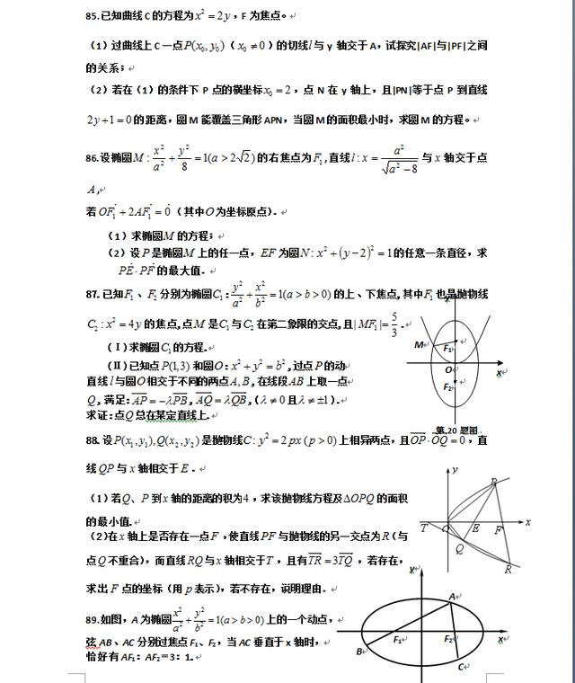 高中数学：圆锥曲线专题难点攻克，吃透这90题，孩子就能全会了！