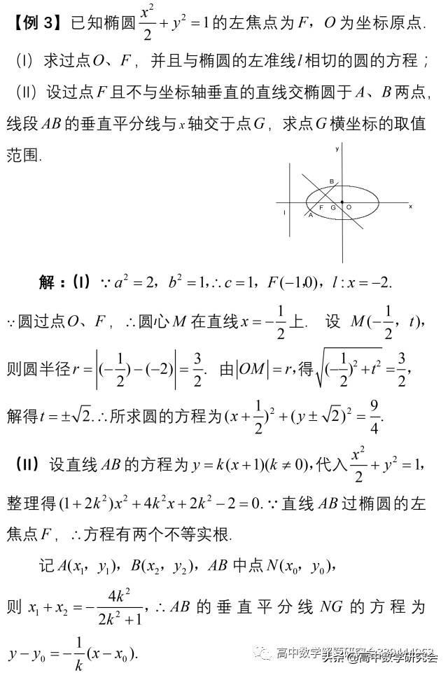 圆锥曲线十大题型总结