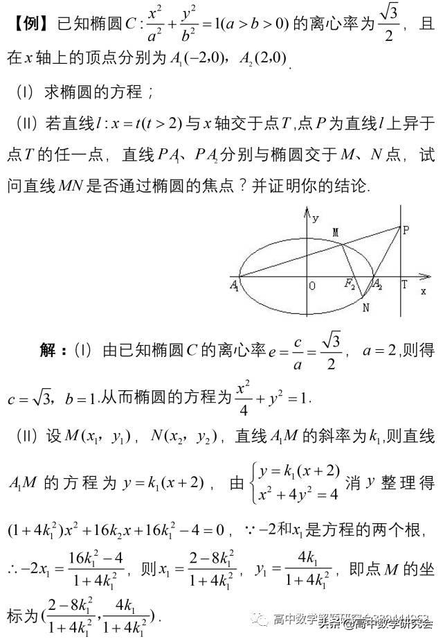 圆锥曲线十大题型总结