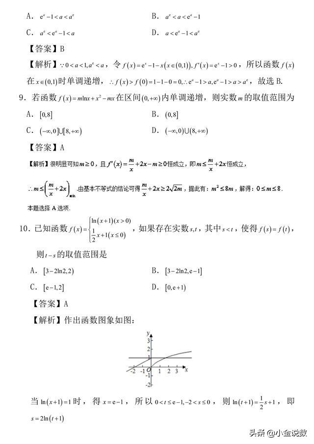 2019年高考数学二轮复习导数专题典例解析