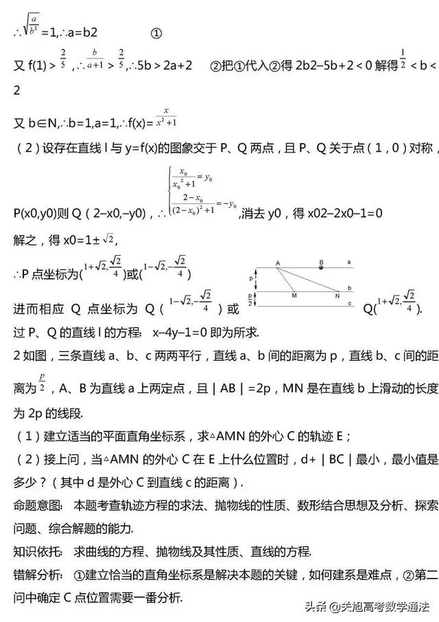 高考数学压轴题常考题型