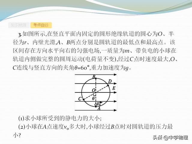 高考物理专题复习资料5！《带电粒子在电场中的综合问题》