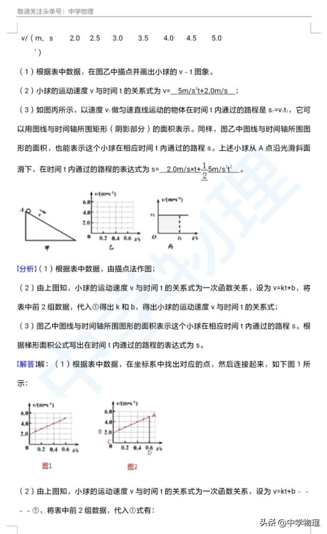 中考物理真题系列资料再放送！初三必备的专题一——机械运动