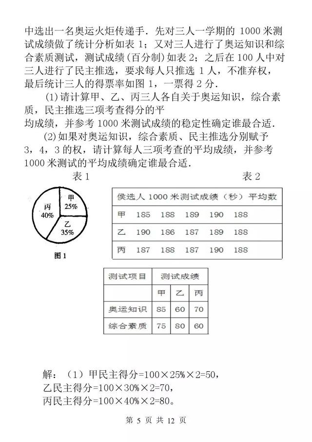 中考专题一《应用题题型方法归纳》（教师版）