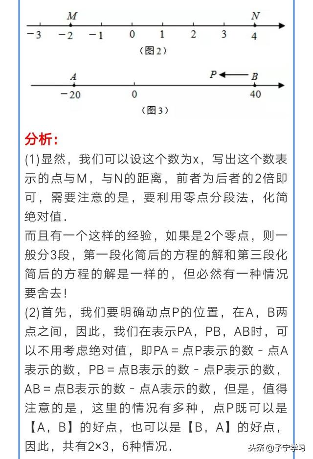 「初中数学」零点分段法破解动点问题