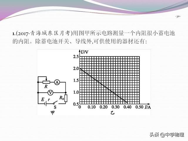 高考物理必考实验10《测定电源的电动势和电阻》附规律专题解析