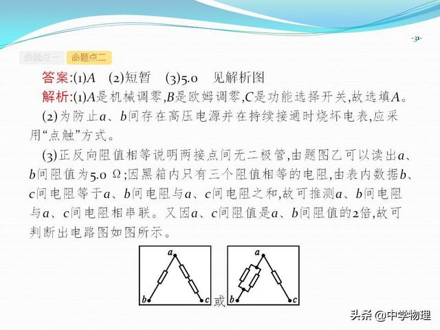 高考物理必考实验11《练习使用多用电表》（附专题练习、解析）