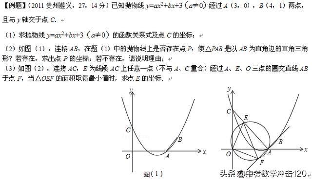 2019中考数学必做的12道压轴题，吃透了中考不下于120!