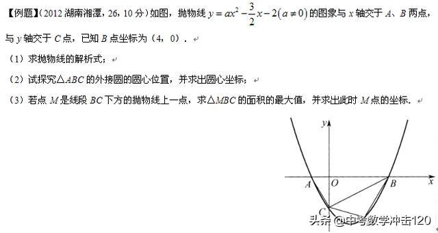 2019中考数学必做的12道压轴题，吃透了中考不下于120!