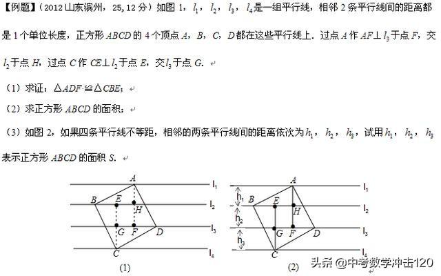 2019中考数学必做的12道压轴题，吃透了中考不下于120!