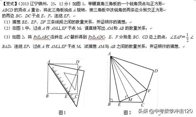 2019中考数学必做的12道压轴题，吃透了中考不下于120!