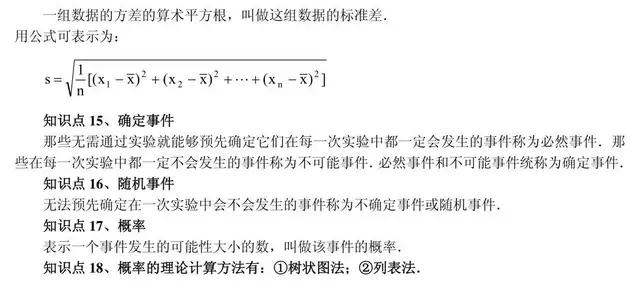 初中数学十大重点难点详解