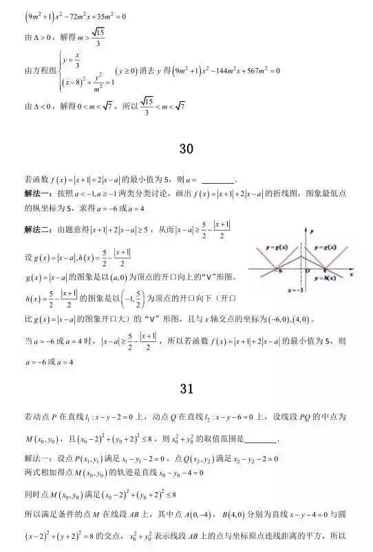 2019年高考数学考前冲刺系列题含解析 考前必做基础80题