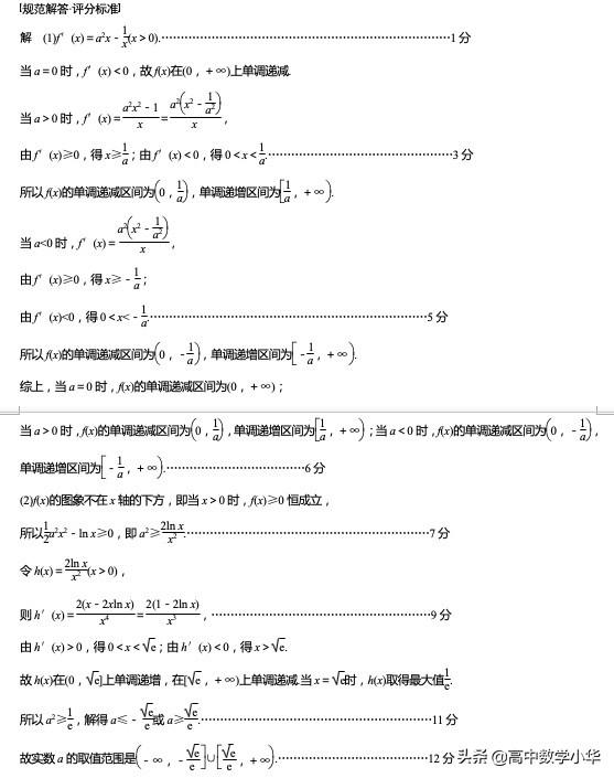 导数与函数的单调性、极值、最值[压轴大题突破练]