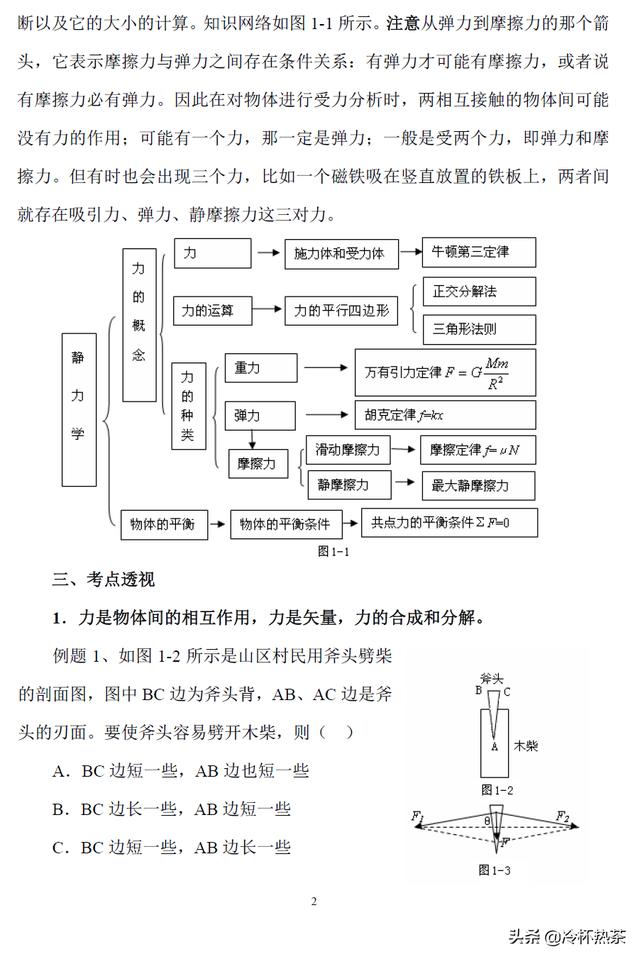 十二讲搞定高中物理（一）