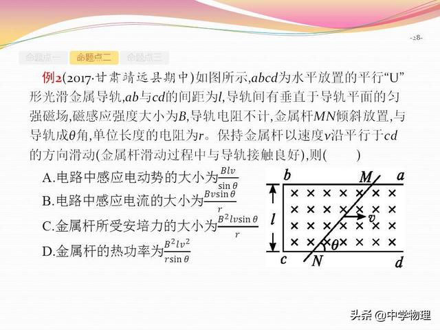 高考物理一轮复习！10.2《法拉第电磁感应定律及其应用》