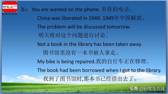 精品资料：初中英语中考必会知识点归纳，易懂易记-动词被动语态