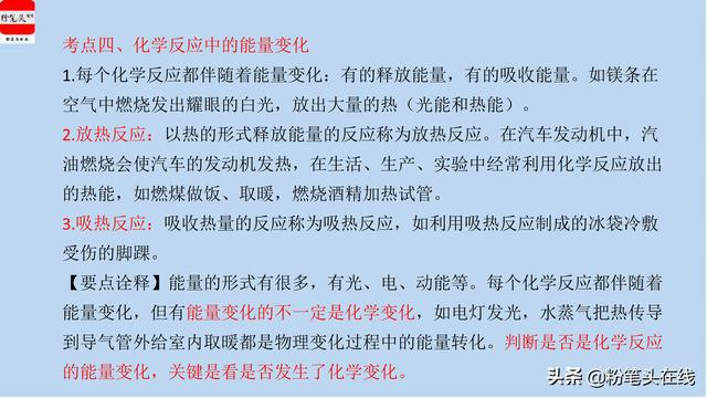 初中化学中考必会知识要点归纳，干货精选，易学易记