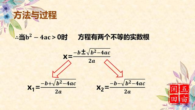 公式法解一元二次方程，配方法是推导公式法的关键！