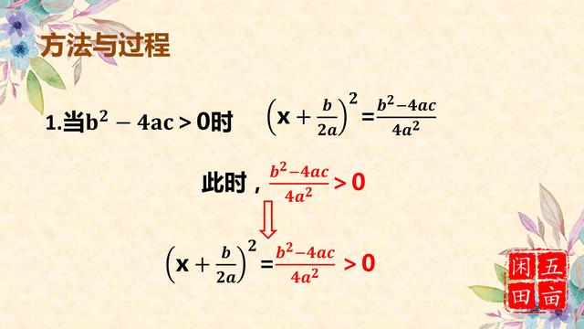 公式法解一元二次方程，配方法是推导公式法的关键！