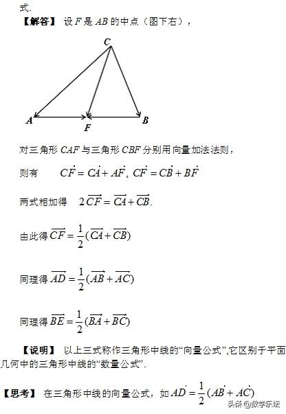 高考数学题根研究 ｜从向量三角形说起