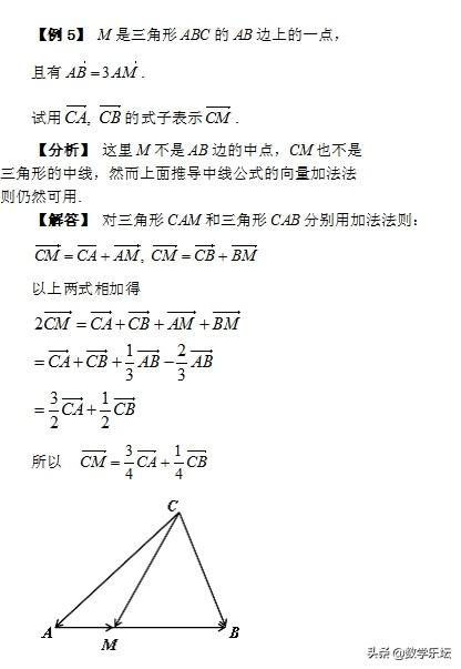 高考数学题根研究 ｜从向量三角形说起