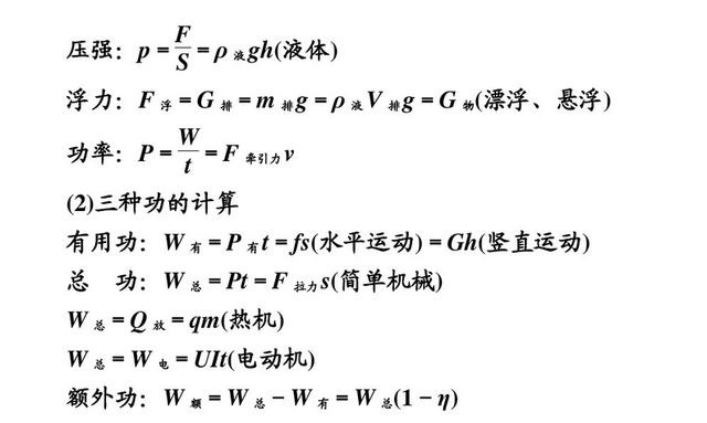 初中物理力学综合考查--力学综合计算