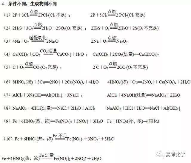 高考化学：易错知识点大全，让你完美逆袭！