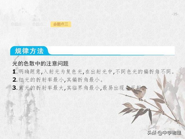 高三物理！高考一轮复习资料！15.1《光的折射     全反射》