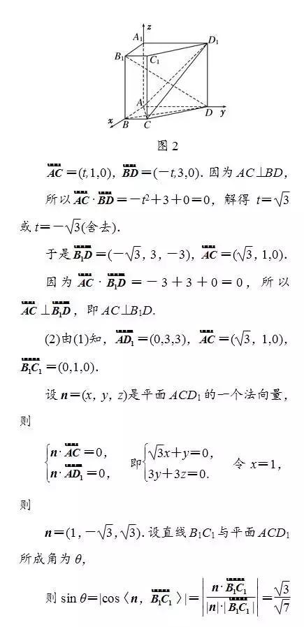 高中数学掌握这几个方法，空间向量解立体几何这么简单！