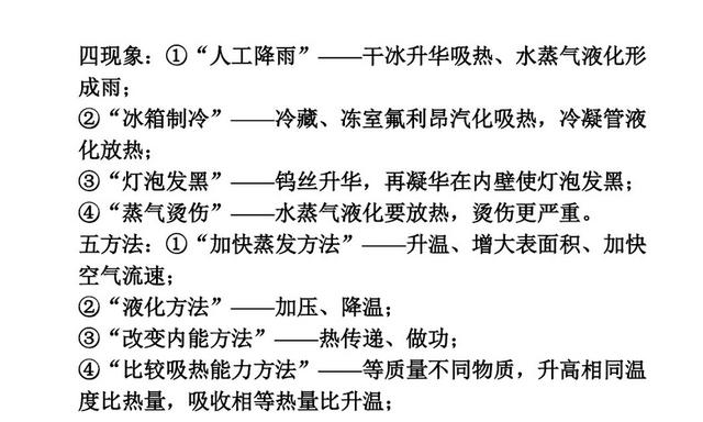 初中物理——热学要点梳理