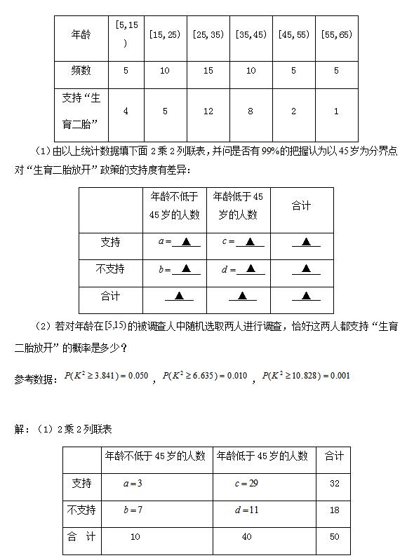 2019年北师大实验中学高三第二次模拟考试试题答案