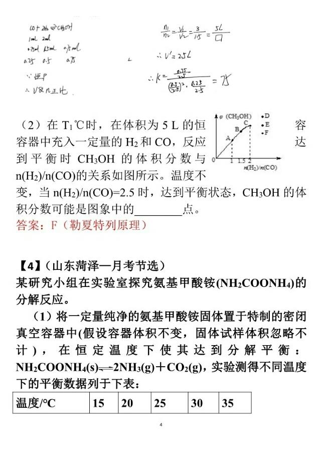 高中化学之化学平衡（高考热点易错）（一）