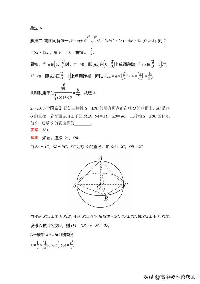 立体几何空间几何体知识点+解题方法+经典例题