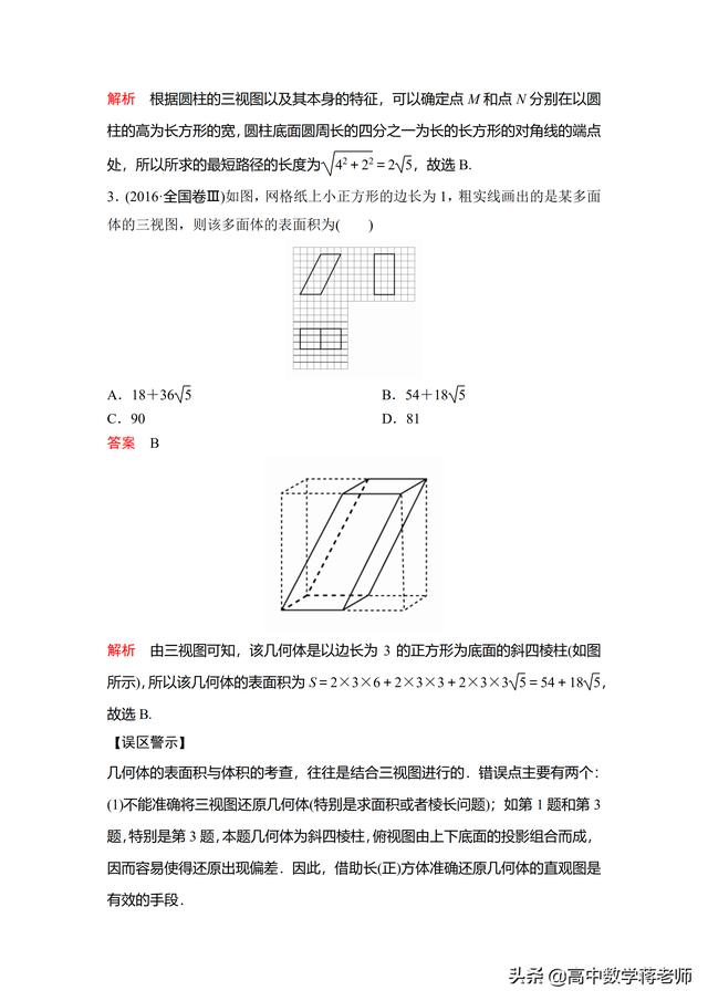 立体几何空间几何体知识点+解题方法+经典例题