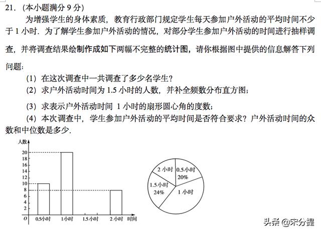 一套中考数学真题（附答案）