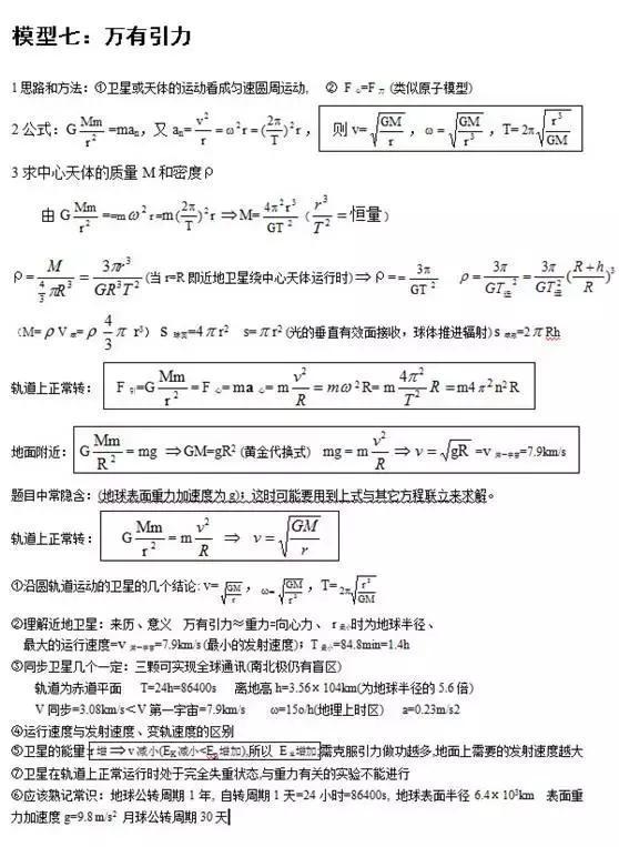 衡中老师：弄不透这24个模型题，物理休想拿高分！